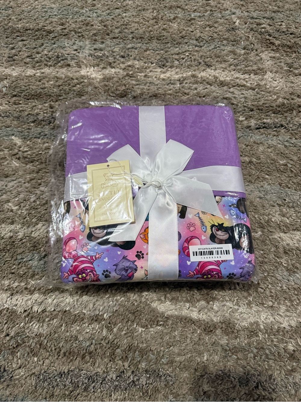 Little Snuggles Dazzling Duos Purrfect Cats Bamboo Blanket *Brand New*
